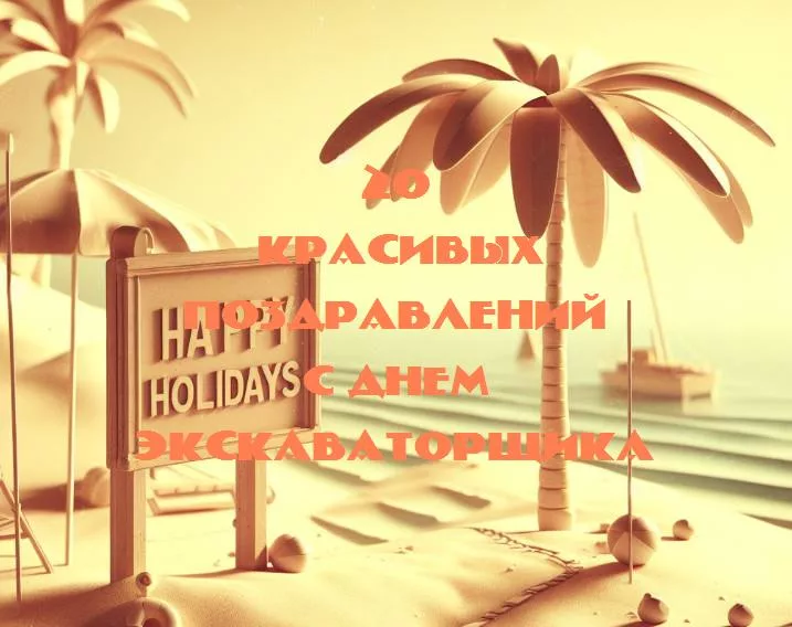 С днем экскаваторщика - 20 Поздравлений
