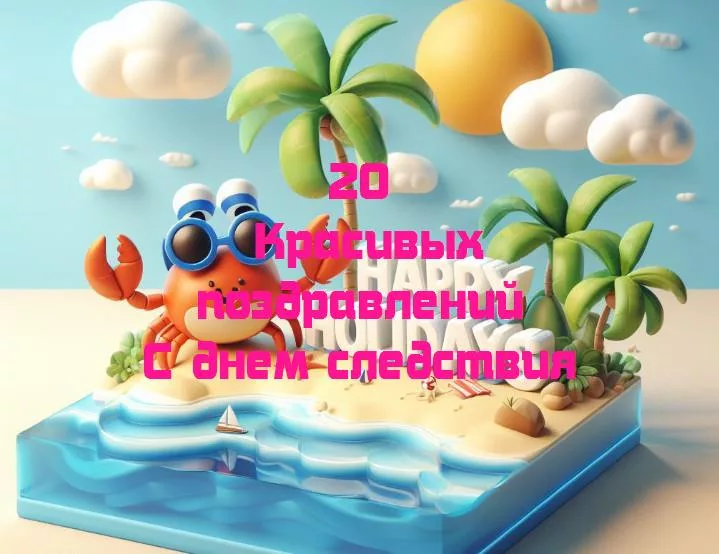 С днем следствия - 20 Поздравлений