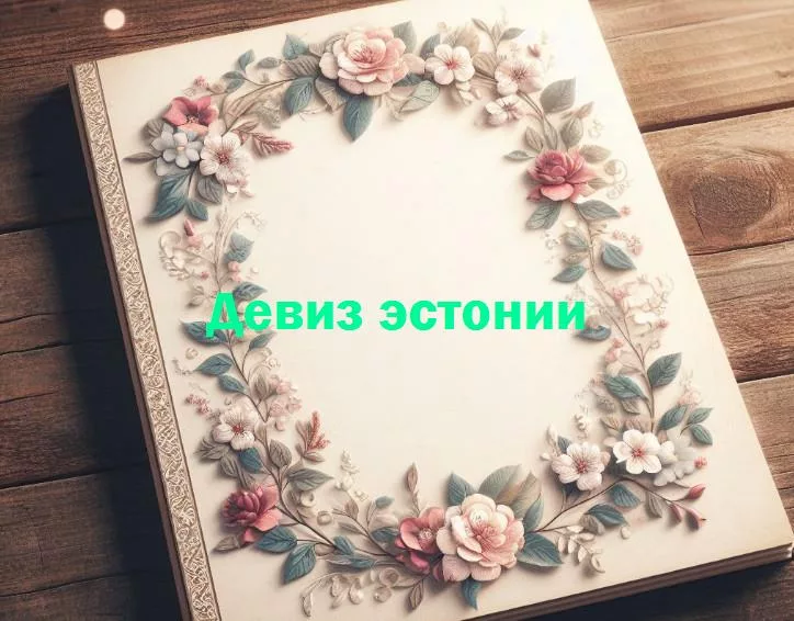 Отражение духа нации: девиз эстонии и его значение