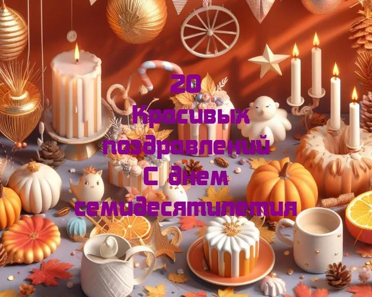 Семьдесят счастливых лет: поздравляем с днем семидесятилетия!