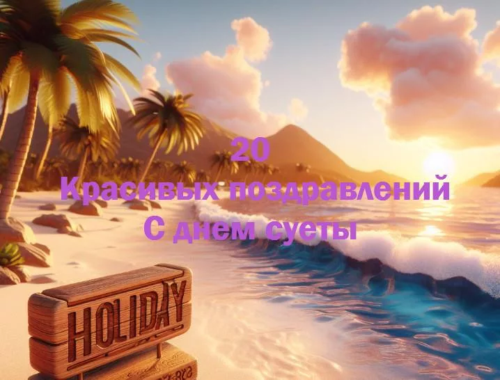 С днем суеты - 20 Поздравлений