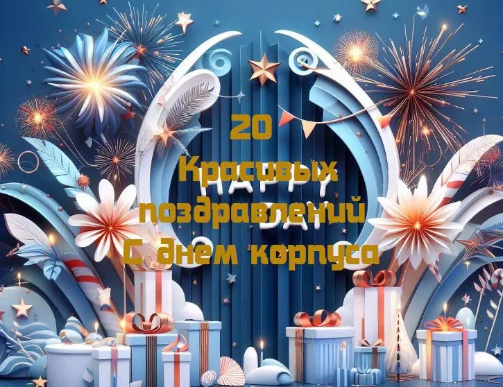 Веселимся вместе: поздравления с днем корпуса!