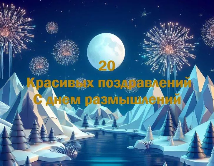 С днем размышлений - 20 Поздравлений