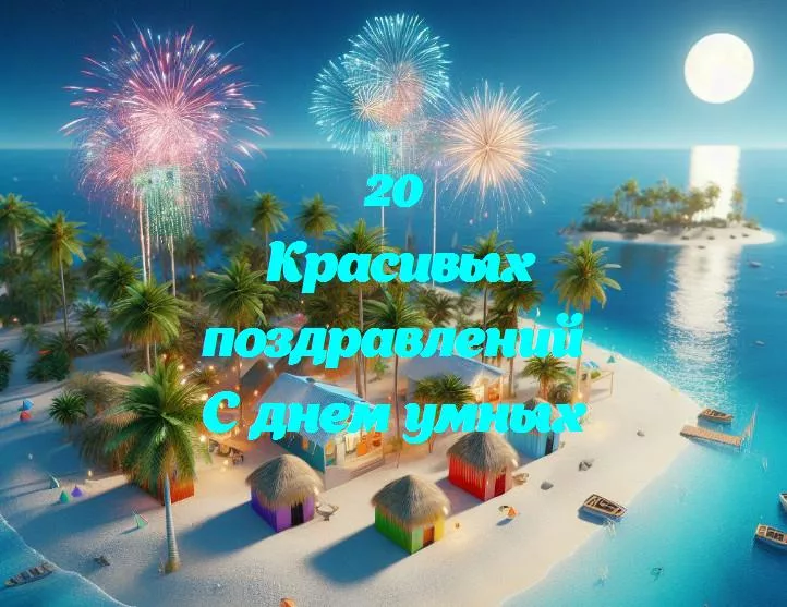 Празднуем гении! день умных в ярких красках