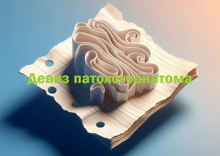 Девиз патологоанатома - коротко