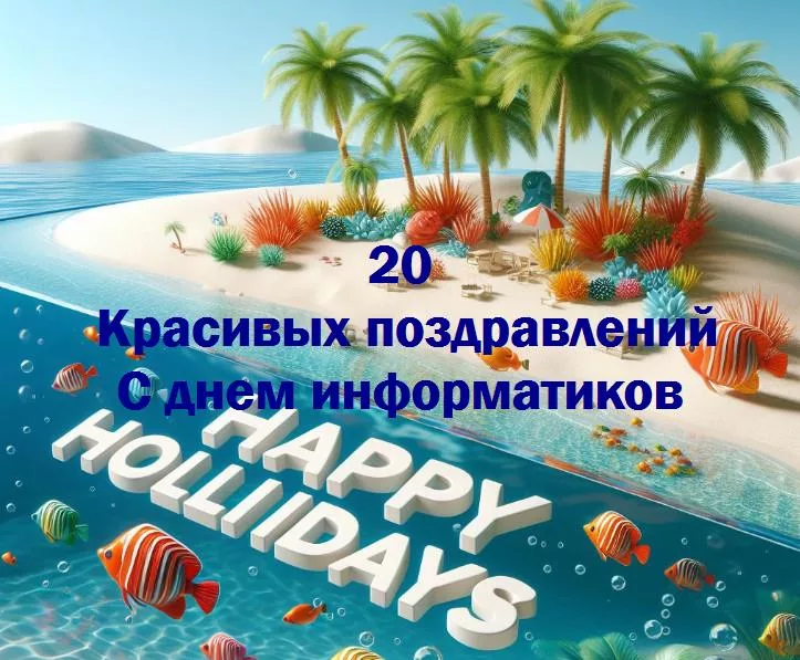 С днем информатиков - 20 Поздравлений