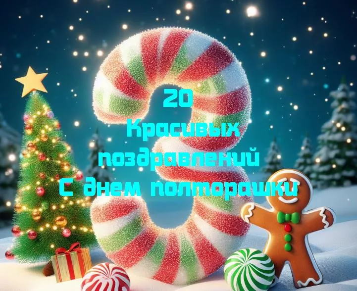 Счастья полгода: поздравления с днем полторашки для малышей