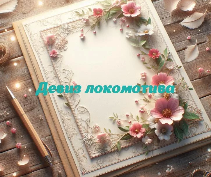 Паровозные мантры: разгадывая загадки девизов локомотива