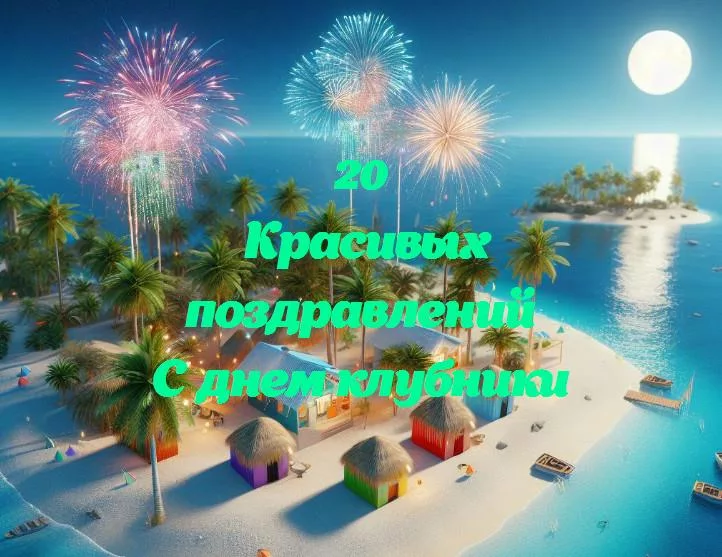С днем клубники - 20 Поздравлений