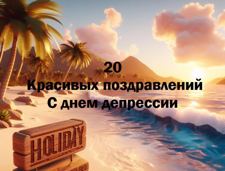 С днем депрессии - 20 Поздравлений