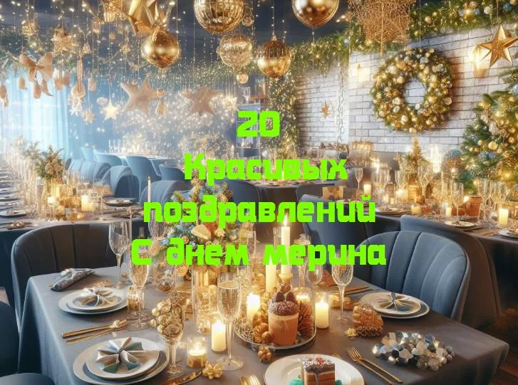 Празднуем в стиле «мериньего вдохновения»: с днем мерина!