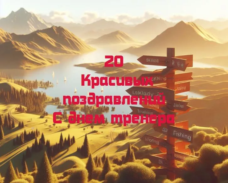 С днем тренера - 20 Поздравлений