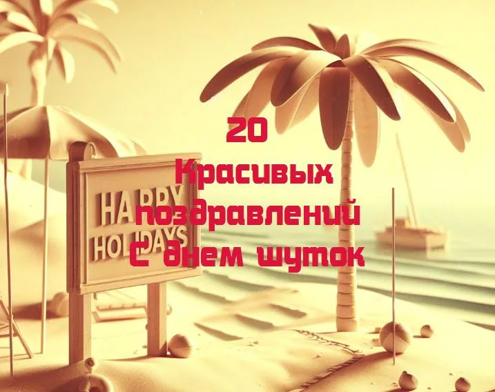 С днем шуток - 20 Поздравлений