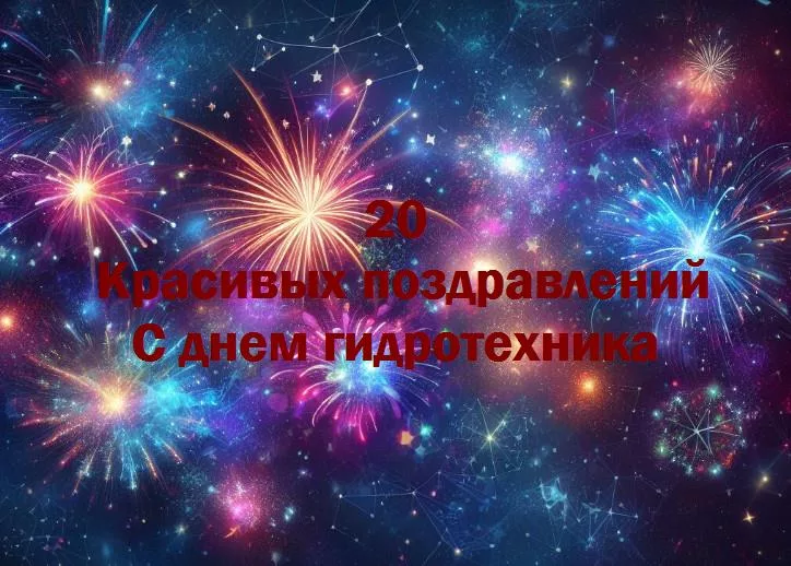 Герои с водными ключами: поздравляем с днем гидротехника!