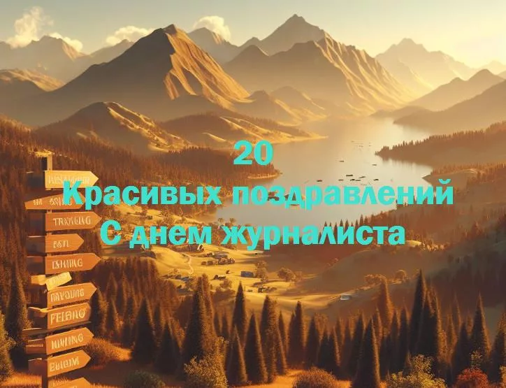 С днем журналиста - 20 Поздравлений