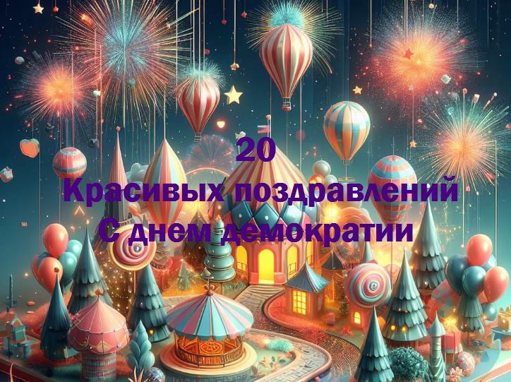 Праздник свободы: поздравляем с днем демократии!