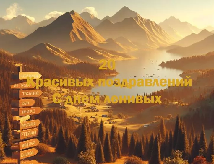 С днем ленивых - 20 Поздравлений