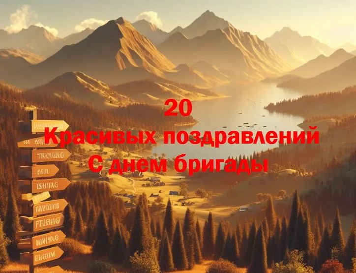 С днем бригады - 20 Поздравлений
