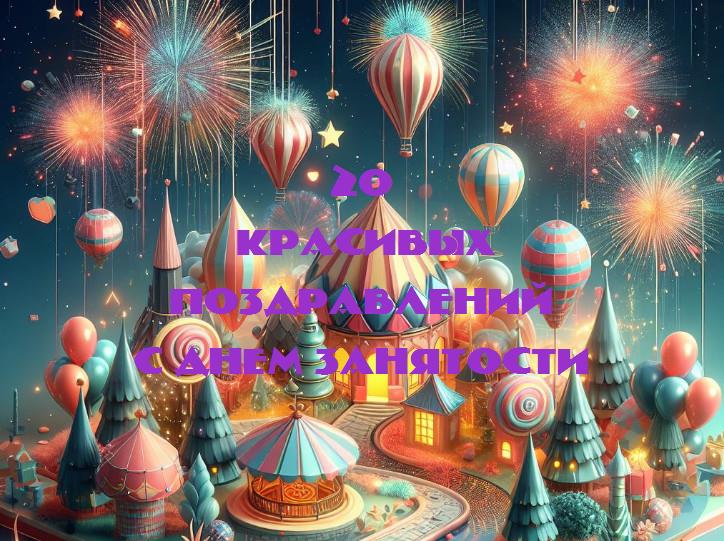 С днем занятости - 20 Поздравлений