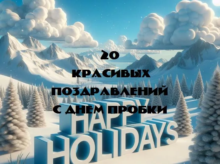 С днем пробки - 20 Поздравлений