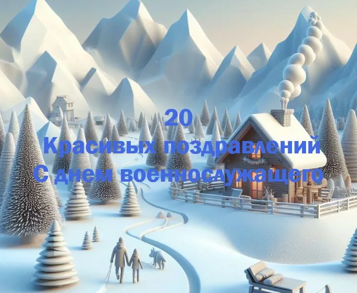 С днем военнослужащего - 20 Поздравлений